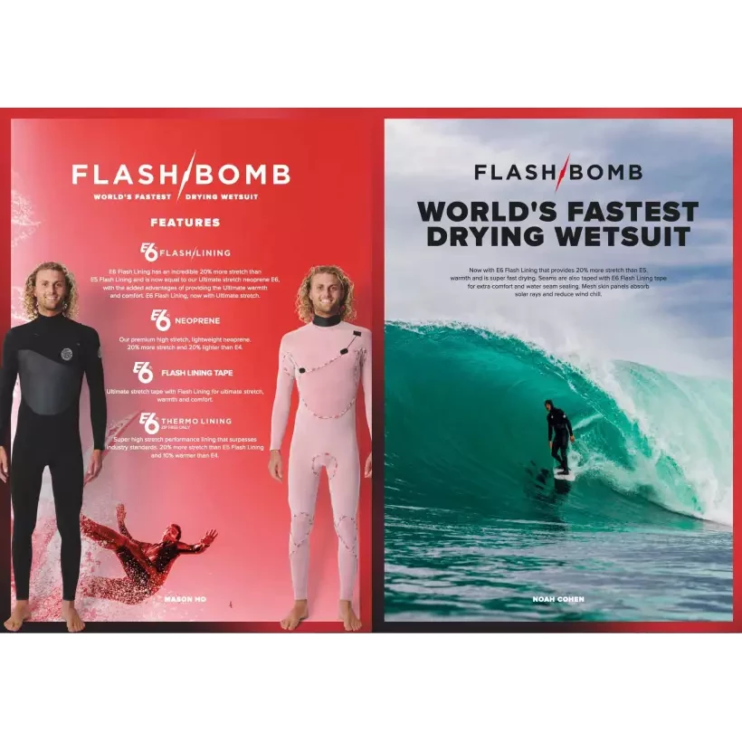 Neoprenanzug Rip Curl Flash Bomb 4/3mm Chest-Zip 