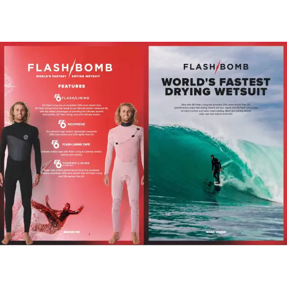 Neoprenanzug Rip Curl Flash Bomb 4/3mm Chest-Zip 