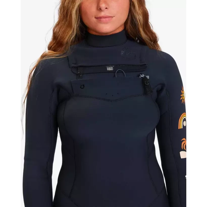 Fato Surf Billabong Salty Dayz Natural 4/3mm