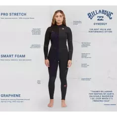 Neopren von Billabong Synergy 4/3mm CZ 2