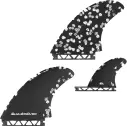 Quiksilver  Single Fin longboard Black fins