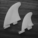 Ailerons de surf FCSII Mick Fanning  Twin+Stabilizer White