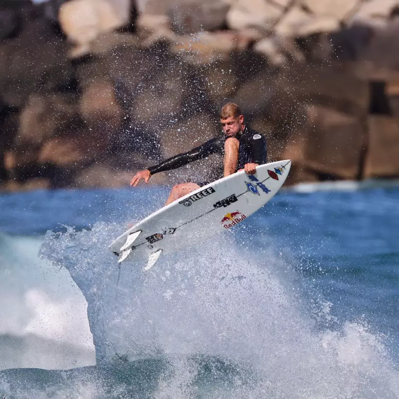 Pinne FCSII Mick Fanning  Twin+Stabilizer White