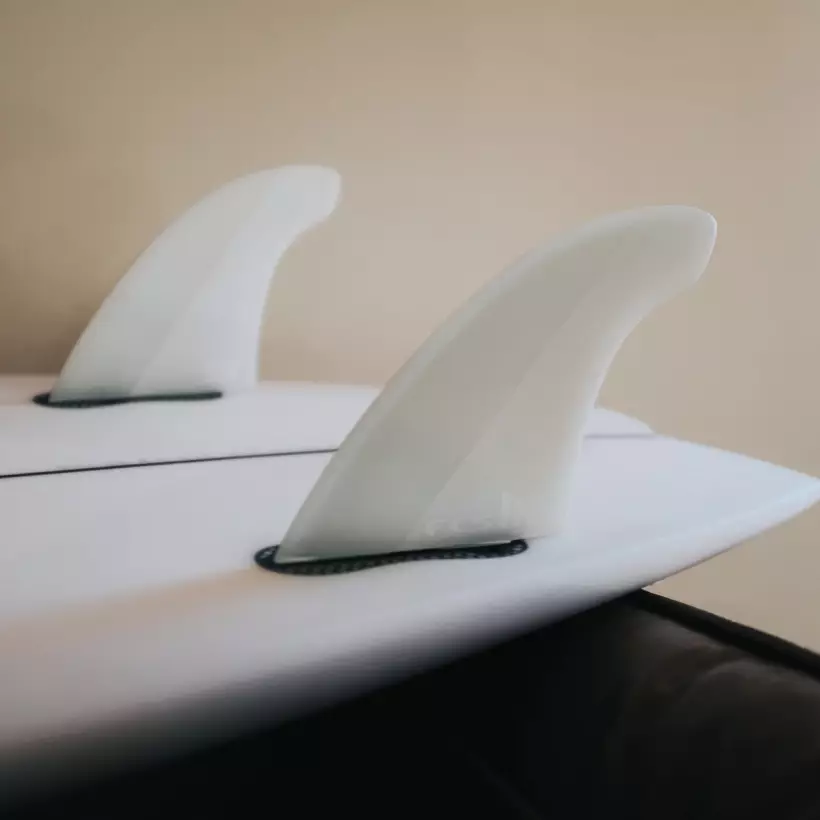 FCSII Mick Fanning  Twin+Stabilizer White