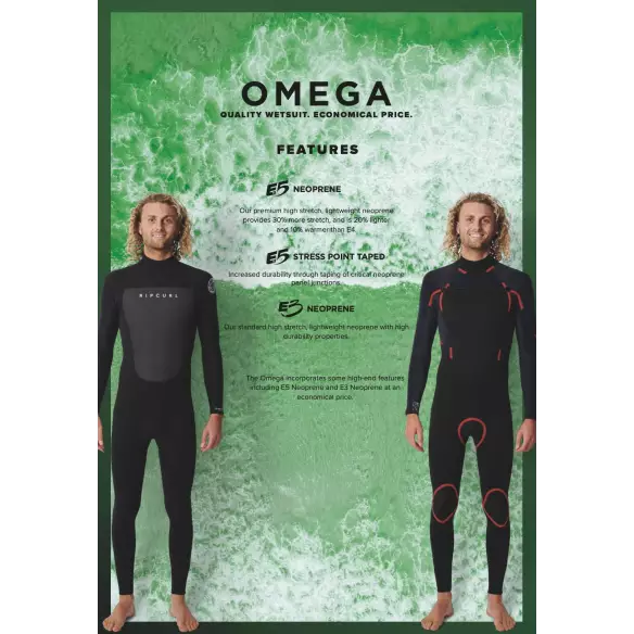 Neopren Rip Curl Omega 4/3mm Neopren Rip Curl Omega 4/3mm