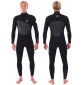 Wetsuit Rip Curl Flash-Bom 4/3mm Borst-Zip 