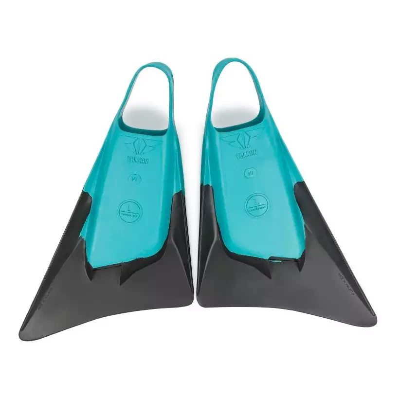 Pé de pato bodyboard Pride Vulcan V1 Verde/Laranja