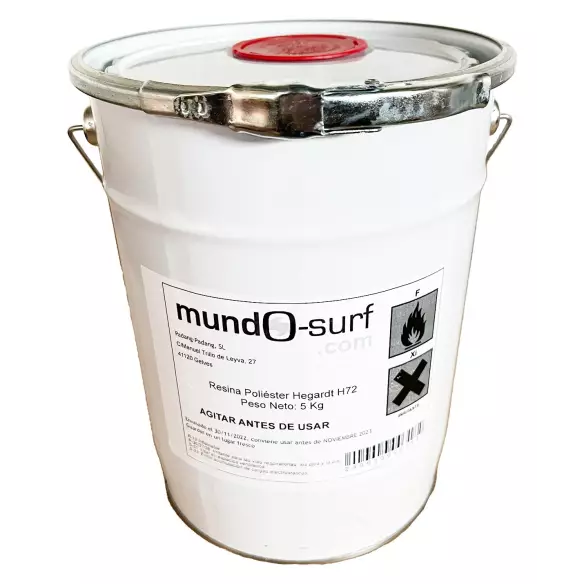 Le resine poliestere Hegardt H61-UV - 5Kg Le resine poliestere Hegardt H61-UV - 5Kg