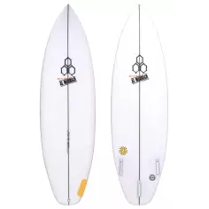 Surfplank Channel Island Zwart en Wit