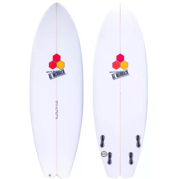 Surfboard Channel Island Black and White Surfboard Channel Island Black and White