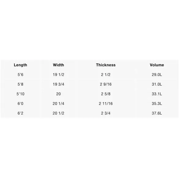 Tabla de surf Channel Island Black and White Tabla de surf Channel Island Black and White