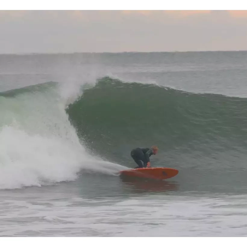 Surfplank Channel Island Zwart en Wit