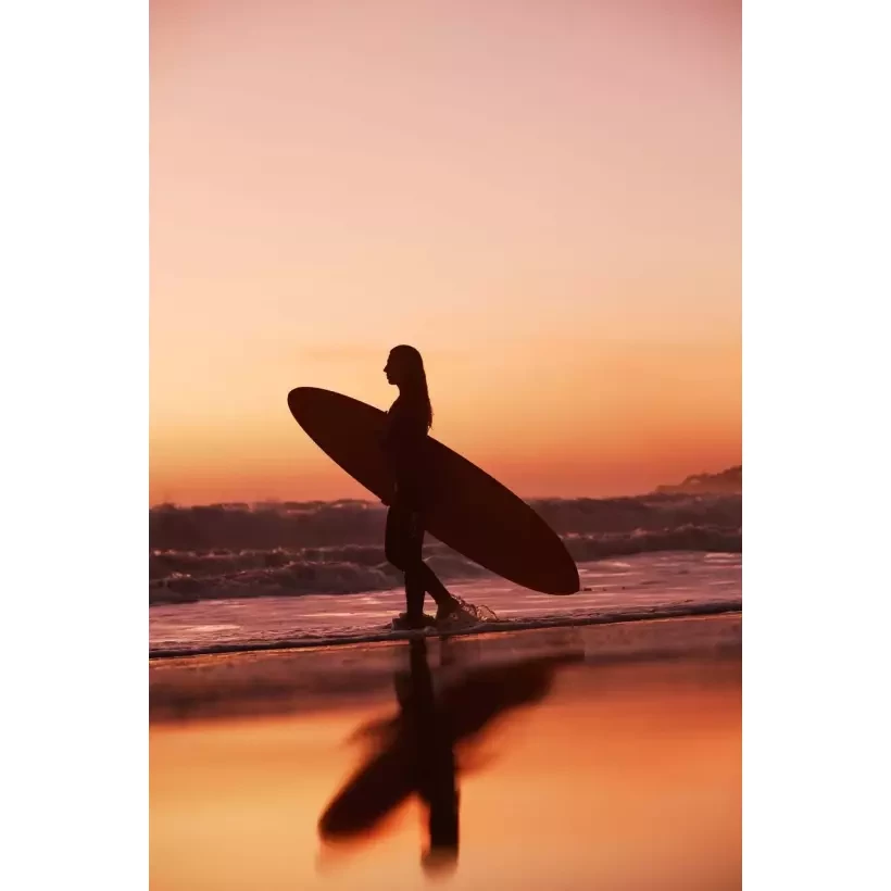 Surfplank Channel Island Zwart en Wit