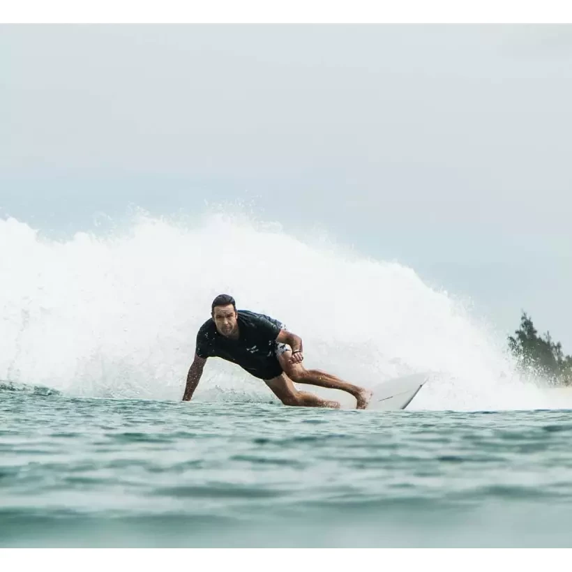 Surfplank Channel Island Zwart en Wit