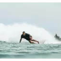 Tavola da surf Isola del Canale in Bianco e Nero