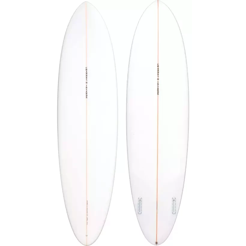 Surfplank Channel Island Zwart en Wit