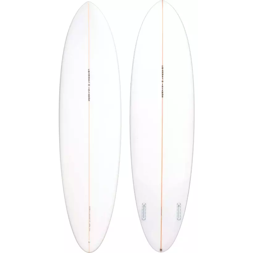 Surfplank Channel Island Zwart en Wit