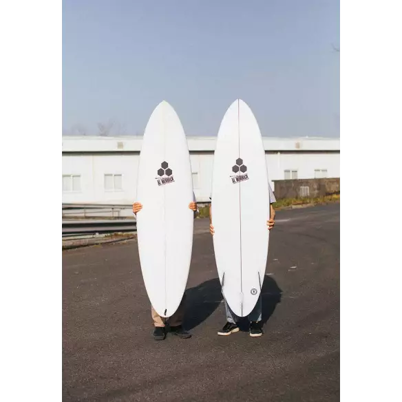 Surfbrett Channel Island Black and White Surfbrett Channel Island Black and White