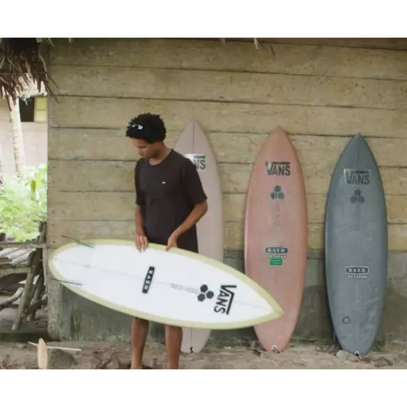 Surfbrett Channel Island Twin, Um Surfbrett Channel Island Twin, Um