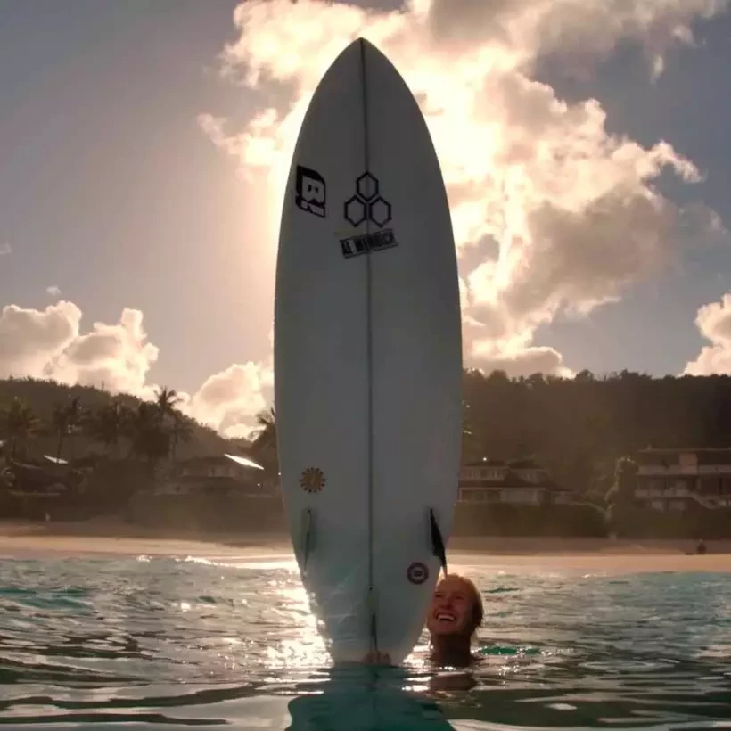 Planche de surf Channel Island Black and White