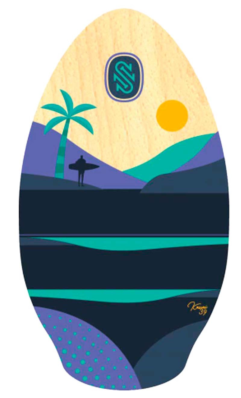 Tabla de skimboard Skim1 Kauai 39''