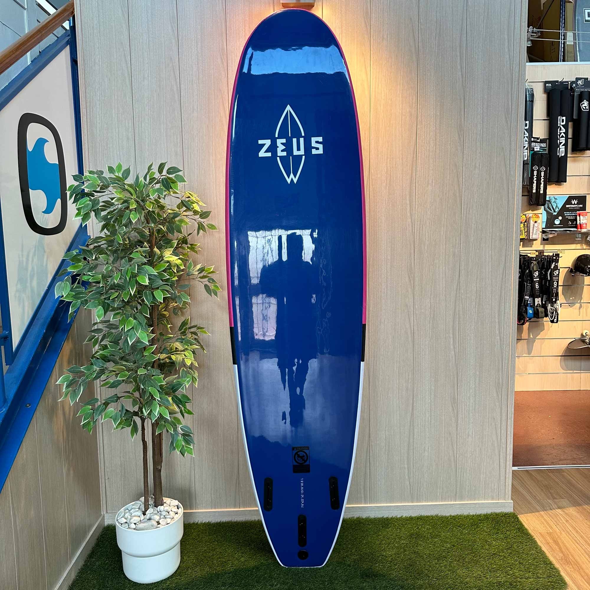 Poncho de Surf, Zeus Logo Blue