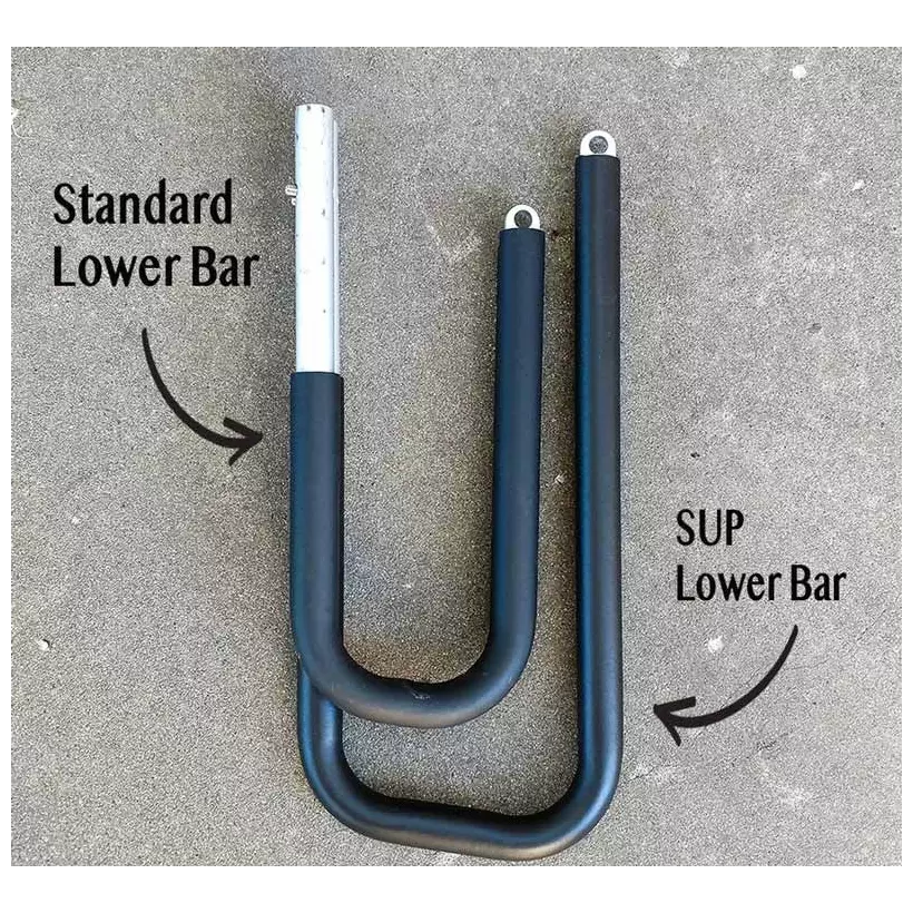SUP adapter for bicycle board rack Moved By Bikes
