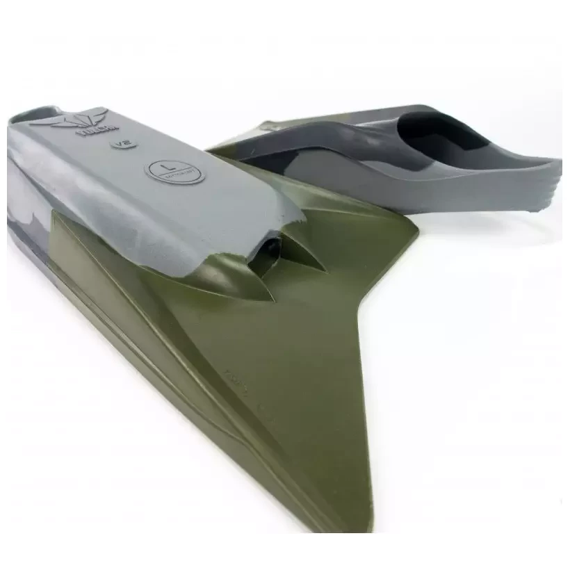 Palmes de bodyboard Pride Vulcan V2 Grey/khaky
