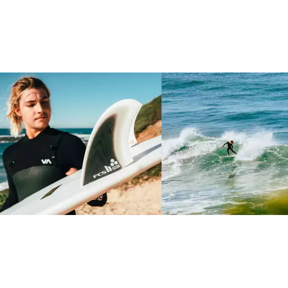 Pinne surf twin fins FCSII Britt Merick PG
