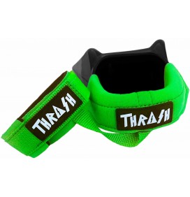 Thrash fin leash with heel pad