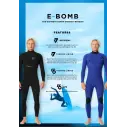 Neoprenanzug Rip Curl E-Bomb 4/3mm