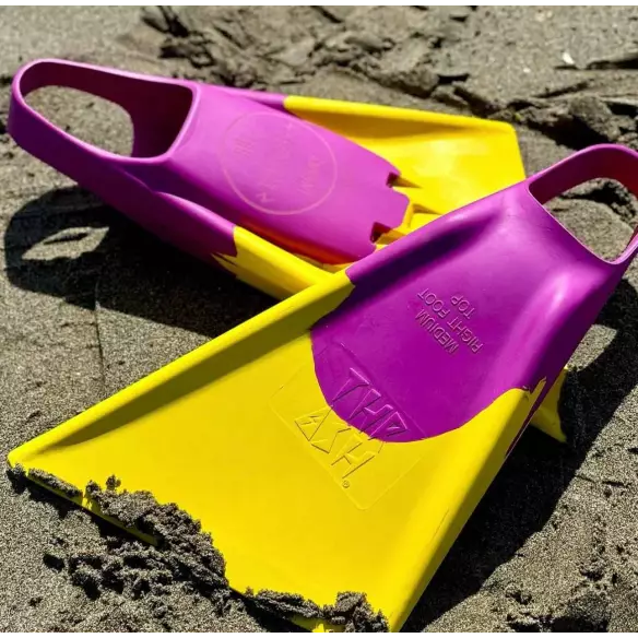 Palmes de bodyboard Thrash Shura Purple/Yellow Palmes de bodyboard Thrash Shura Purple/Yellow
