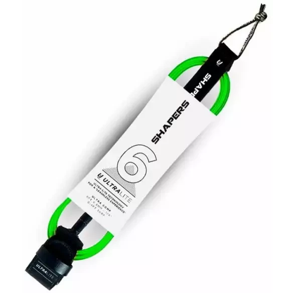 Shapers Ultra Lite Leash Comp Lime