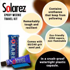 Kit de réparation Solarez weenie travel kit Poliester 2