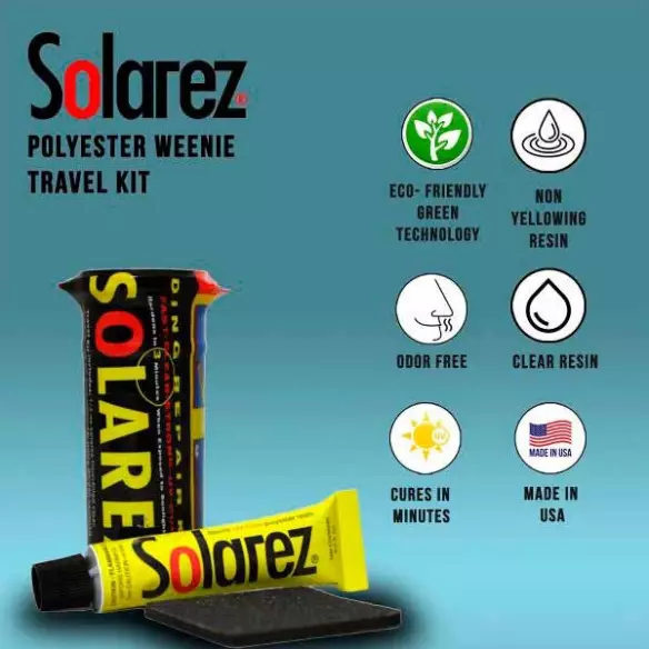 Kit de reparación Solarez weenie travel kit Poliester Kit de reparación Solarez weenie travel kit Poliester