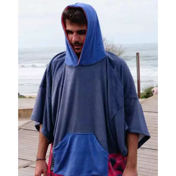 Poncho handtuch Madness Navy Palm Poncho handtuch Madness Navy Palm