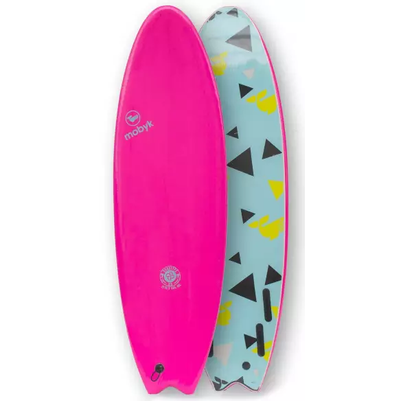 Prancha de surf softboard Mobyk Fish Quad Prancha de surf softboard Mobyk Fish Quad