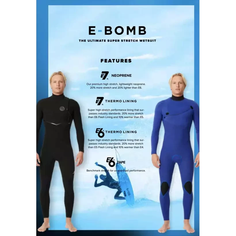 Neoprenanzug Rip Curl E-Bomb 4/3mm