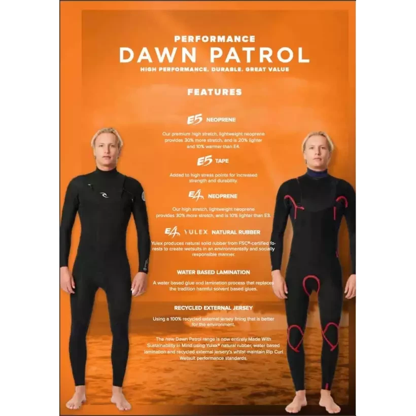 Shorty von Rip Curl Dawn Patrol 2mm LS