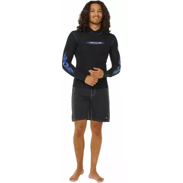 Top muta surf Rip Curl Dawn Patrol 1,5mm Medina Flames