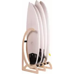 Vertical surfboard rack Surflogic Wooden Free standing surfboard rack 2
