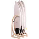 Étagère verticale Surflogic Wooden Free standing surfboard rack