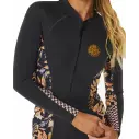 Shorty in Neoprene Rip Curl G-Bomb LS GB Charcoal
