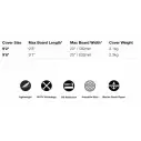 Funda FCS Classic Longboard Black Mango