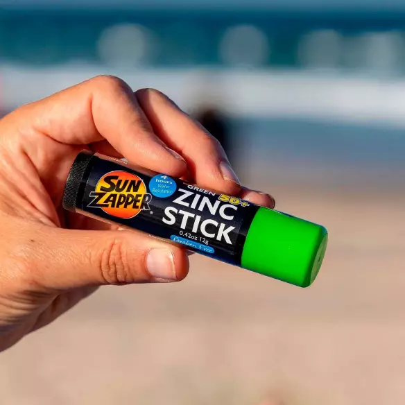 Zonnebrandcrème, Zon Zapper Zink Stick SPF 50+ Green Zonnebrandcrème, Zon Zapper Zink Stick SPF 50+ Green
