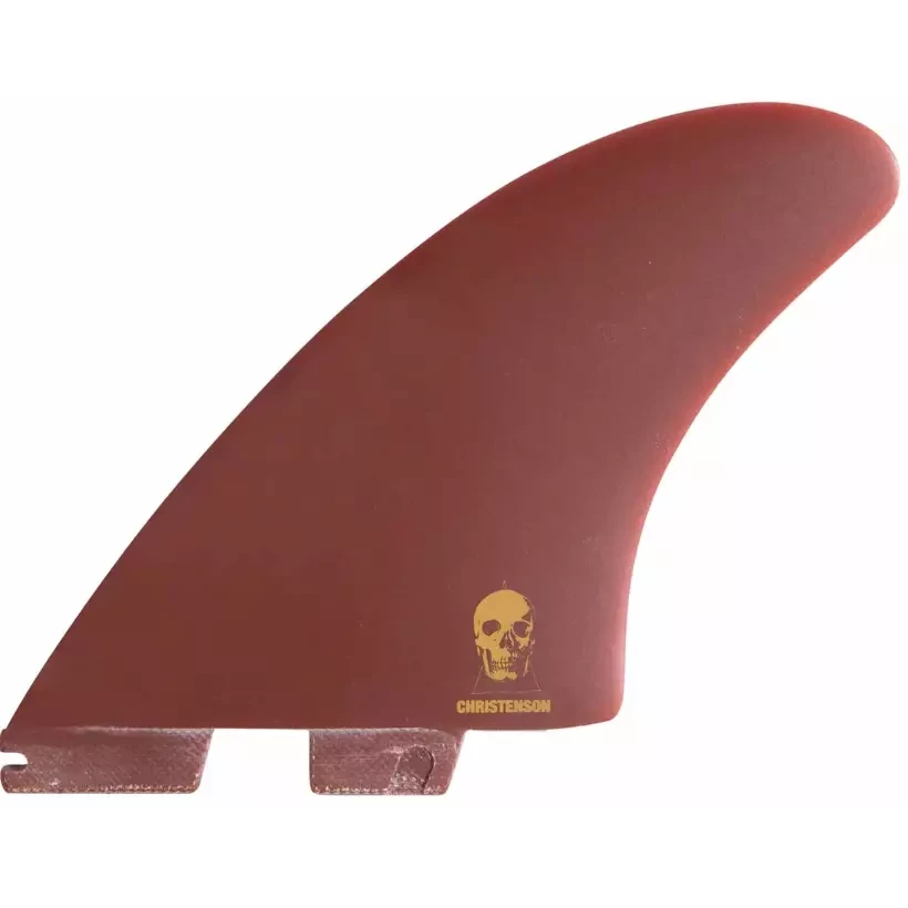 Ailerons de surf twin fins FCSII Christenson Keel PG Blood Red
