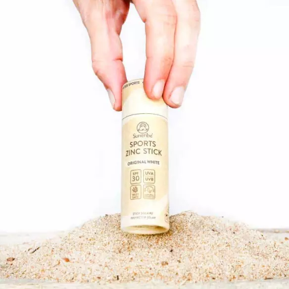 Stick solar Suntribe Natural Zinc SPF30 original white