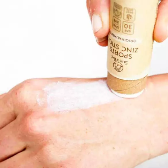 Stick solar Suntribe Natural Zinc SPF30 original white