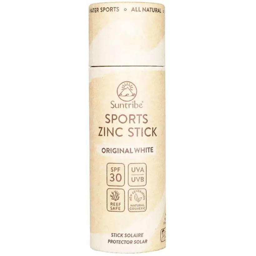 Stick solar Suntribe Natural Zinc SPF30 original white