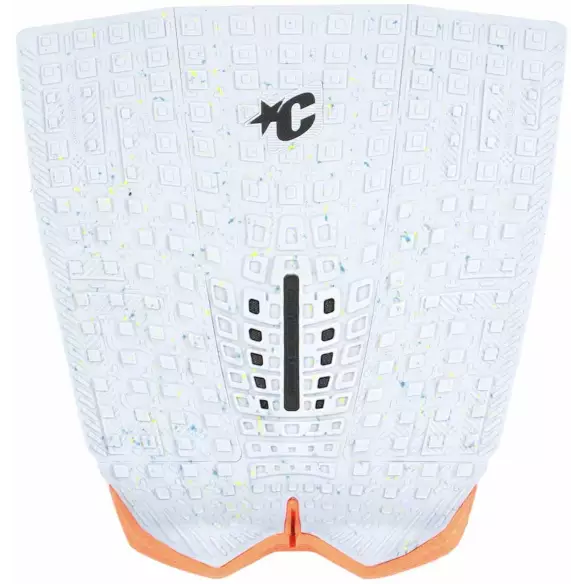 Surfboard tail pad Creatures Proto 1.4 Eco Platinium Speckle Fluro Red